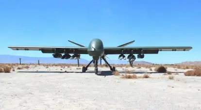 El UAV Mojave se convirtió en portador de contenedores de ametralladoras GAP-6