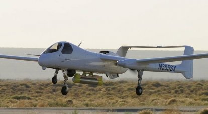 Nos EUA, outro teste foi realizado "drone with a pilot" Firebird