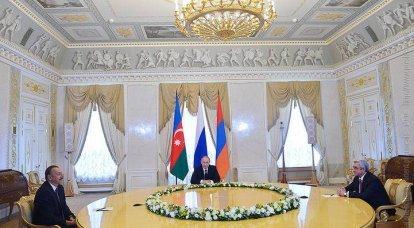 In St. Petersburg, the presidents of Azerbaijan and Armenia with the mediation of Vladimir Putin discuss the issue of resolving the conflict in Nagorno-Karabakh