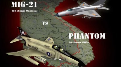 «Фантом» против МиГа: противостояние во вьетнамском небе