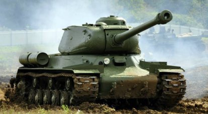 Tanque pesado IS-2 - el ganador de la "Pantera" y "Tigres"