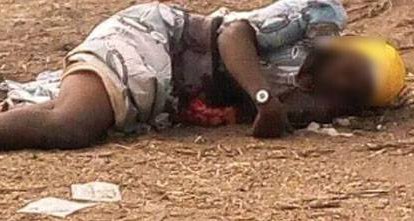 En Nigeria, un terrorista linchó una turba.