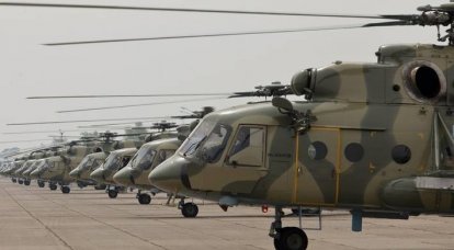Base aérea de busca nos Urais recebeu 16 novos Mi-8MTV-5