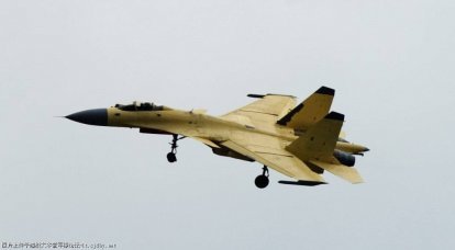 Russia complains about the Chinese fighter J-15