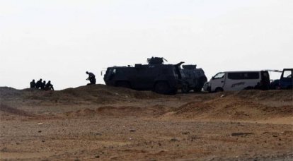Боевые вертолёты и бронетехника задействованы в спецоперации на Синае