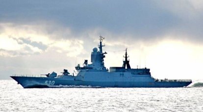Die Corvette „Resistant“ wehrte den „Torpedoangriff“ in den Gewässern der Ostsee ab