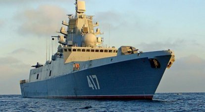 The newest frigate project 22350 "Admiral Gorshkov"