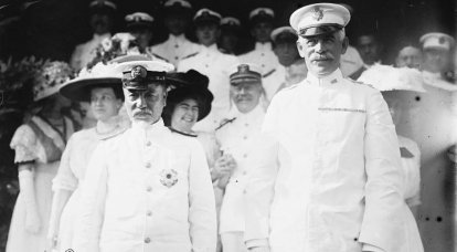 Siegreicher Admiral Heihatiro Togo
