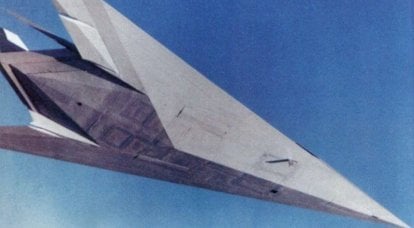 Gli aerei sperimentali americani Lockheed XST hanno blu