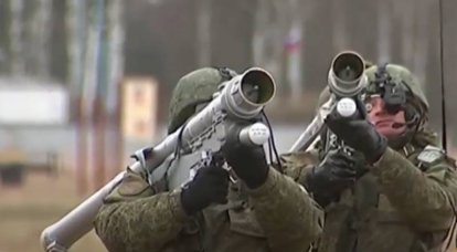 Mass use of MANPADS "Verba" will work out in exercises in Belarus