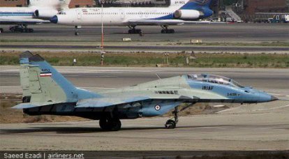 이란, MiG-29을 자체적으로 수정