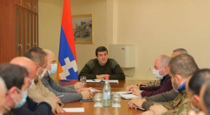 The head of the unrecognized Nagorno-Karabakh Republic thanked Russia for its contribution to the end of the war