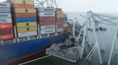 În presa americană: motivul pierderii controlului unei nave container din Baltimore ar putea fi combustibilul de proastă calitate