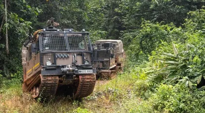 France deployed new HT 270 all-terrain vehicles in the fight against gold miners in Guiana