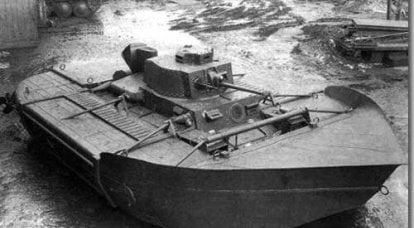 Czech engineers in the service of the Wehrmacht, amphibious tanks