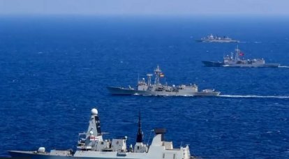 A frota do Mar Negro assumiu o controle total dos exercícios da OTAN no mar Negro