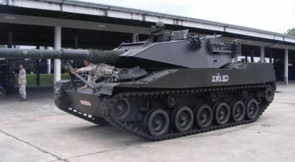 장갑차와 같은 질량을 가진 Firepower M1 "Abrams": 미국 경전차 "Stingray"