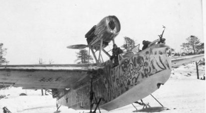 Combat use of MBR-2 seaplanes in the defense of the Soviet Arctic