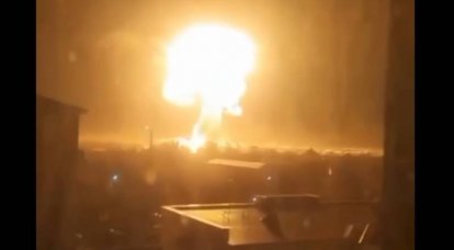 Мощный взрыв баллонов со сжиженным газом в Самарканде попал в кадр