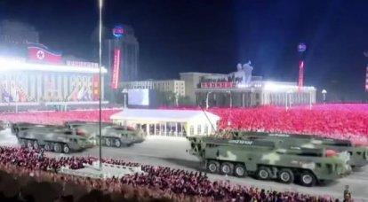 North Korea hosts a night parade in honor of the 75th anniversary of the founding of the Korean People's Army