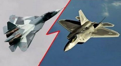 Су-57 против F-22: битва пятых поколений