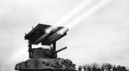 British and American rocket artillery WWII