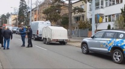 En el Brno checo, los empleados del consulado de Ucrania fueron evacuados debido a un paquete sospechoso con “tejido animal”