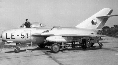 Checoslováquia. Aviões de combate pós-guerra