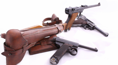 Breve história das pistolas-carabinas. Parte do 3. Lange P08 (LP 08)