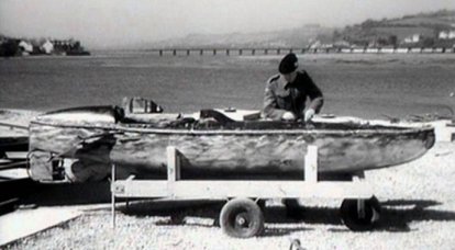 The apparatus for the delivery of combat swimmers "Sleeping Beauty" during the Second World War