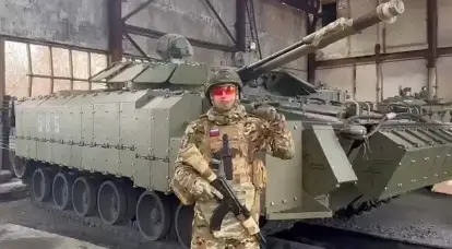 Os militares russos na zona do Distrito Militar Norte começaram a receber BMP-3 com DZ 4S24, mas sem proteção anti-drone