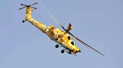 Иракский ударный вертолет "покрошил" боевиков в реке Тигр