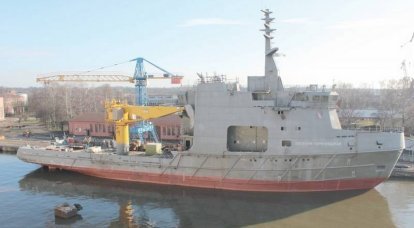 A construção de um navio de pesquisa para o GUGI foi retomada em Kaliningrado