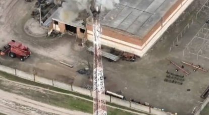 Уничтожение украинского оборудования, препятствовавшего работе беспилотников в Херсонской области, попало в кадр