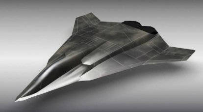 Концепт боевого самолёта 2050 года и оружие на новых физических принципах