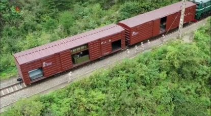 North Korea tested its own rocket train