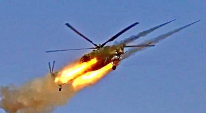 "Karussell" des Tandems von Mi-28 und Mi-35, die beim Abziehen von Karatyan beteiligt sind