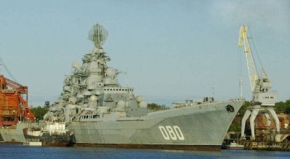 开始修理导弹巡洋舰“Admiral Nakhimov”