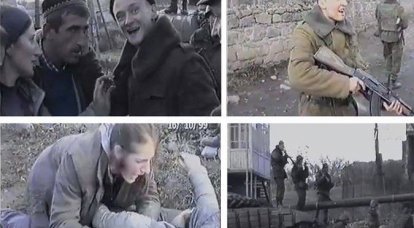 두 번째 체첸 전쟁에서 러시아 군인의 잔학 행위에 관한 가짜 비디오가 네트워크에 나타났습니다.