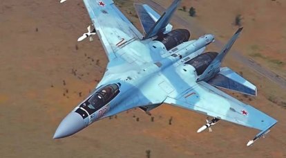 Misil antiaéreo en persecución: se muestra el uso del caza Su-35 como avión de ataque