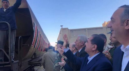 Zum ersten Mal seit 8 Jahren fuhren wieder Züge auf der Strecke Latakia-Damaskus