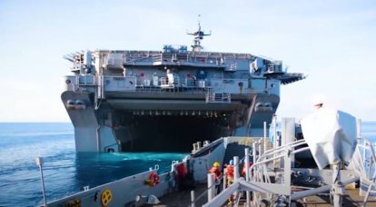 Slavnostní ceremoniál oficiálního „křtu“ UDC „Fallujah“ amerického námořnictva se uskutečnil s výrazným zpožděním