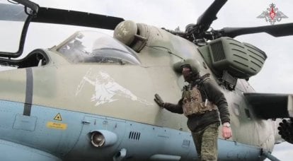 Mi-35M helicopters in Special Operations