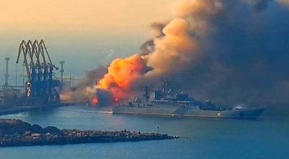 Kematian BDK "Saratov" di pelabuhan Berdyansk dan reaksi Kementerian Pertahanan