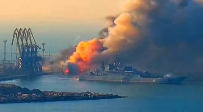 Pati BDK "Saratov" ing pelabuhan Berdyansk lan reaksi saka Kamentrian Pertahanan