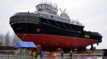 En San Petersburgo, se lanzó el remolcador de rescate SB-737.