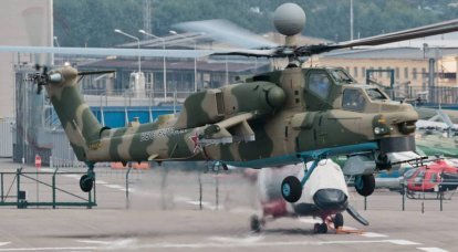 Mi-28HM armé de missiles mis à jour