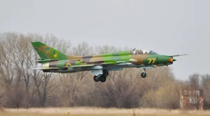 قاذفات مقاتلة من طراز Su-17 في صفوف القوات الجوية الأوكرانية
