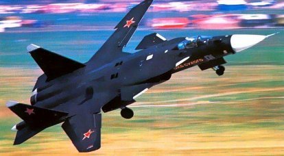 Prospective carrier-based fighter Su-47 "Berkut". Infographics