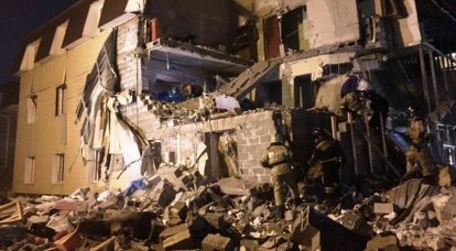 In Krasnoyarsk, a gas explosion destroyed part of the house